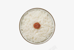 米饭话梅唯美素材