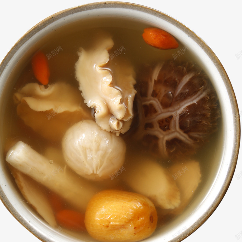 鲍鱼仔花菇枸杞汤png免抠素材_新图网 https://ixintu.com png图片素材 产品食物 免费png素材 养生 汤 营养