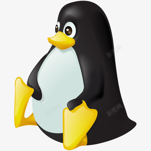 企鹅torrenticons图标png_新图网 https://ixintu.com Linux Penguin 企鹅