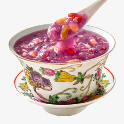 加餐素材健康紫薯早餐粥高清图片