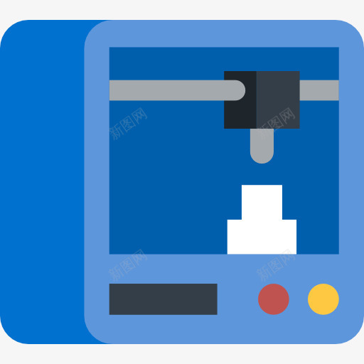 3D打印机图标png_新图网 https://ixintu.com 3D打印机 塑胶 工业 工程 技术 生产 电器 电子 设备