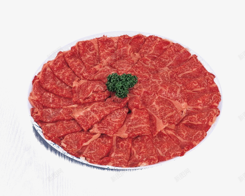 鲜美生牛肉png免抠素材_新图网 https://ixintu.com 产品实物 涮牛肉 牛肉片 肉类