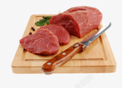 菜板上的牛肉素材