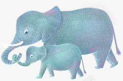 小象图案手绘卡通大象高清图片