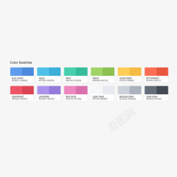 颜色选取UI设计UI颜色搭配高清图片