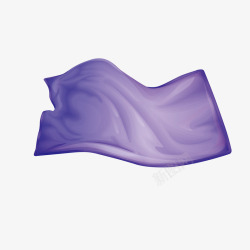 紫色毛巾矢量图素材