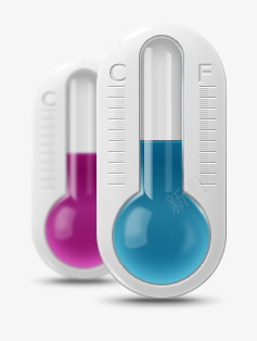 可爱UI温度计图标psd_新图网 https://ixintu.com 发烧 图标 少儿 温度计
