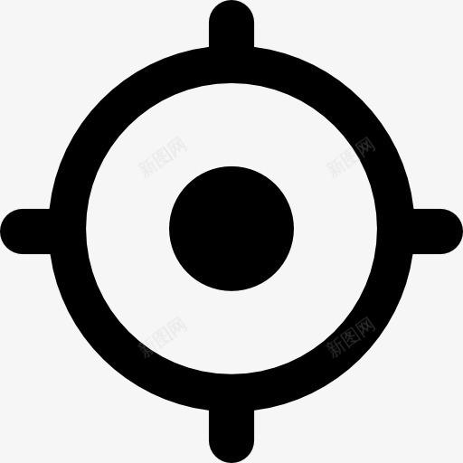 中心图标png_新图网 https://ixintu.com 圆形目标 射击目标 接口 狙击手 目标 目标对象 瞄准