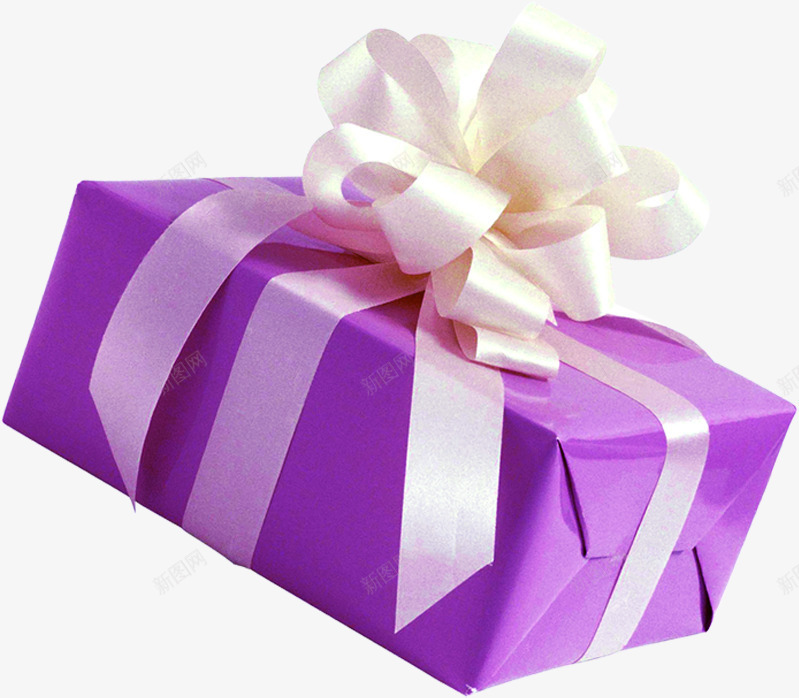 紫色精致包装礼物png免抠素材_新图网 https://ixintu.com 包装 礼物 精致 紫色 设计