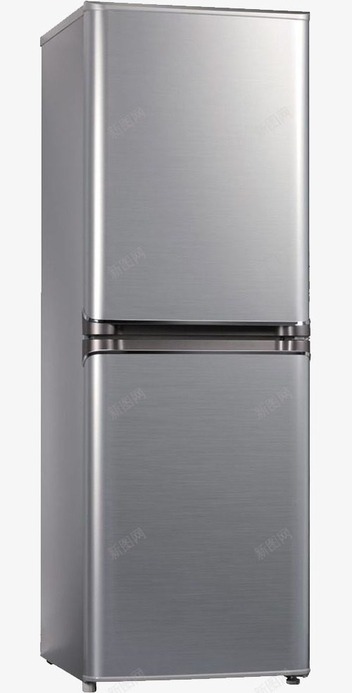 灰色两层冰箱元素png免抠素材_新图网 https://ixintu.com 元素 冰柜 冰箱 冷柜
