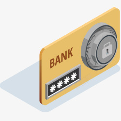 银行密码设置矢量插画银行密码设置插画矢量图高清图片