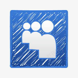 社会社交网络方便社交媒体图标图标