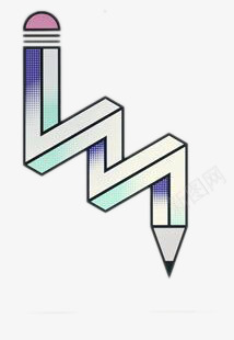 创意几何铅笔png免抠素材_新图网 https://ixintu.com 不规则图形 创意几何 装饰图案 铅笔
