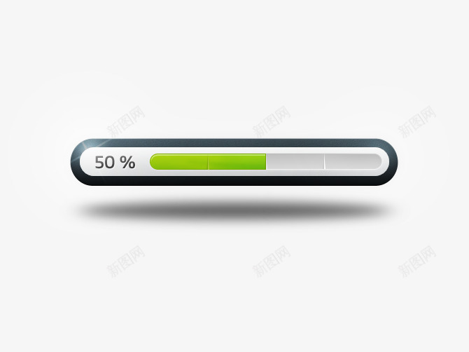进度条png免抠素材_新图网 https://ixintu.com UI 绿色 进度条