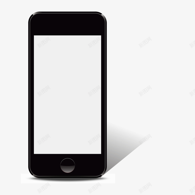 iPhone5Spng免抠素材_新图网 https://ixintu.com 3D 手机 苹果 黑色