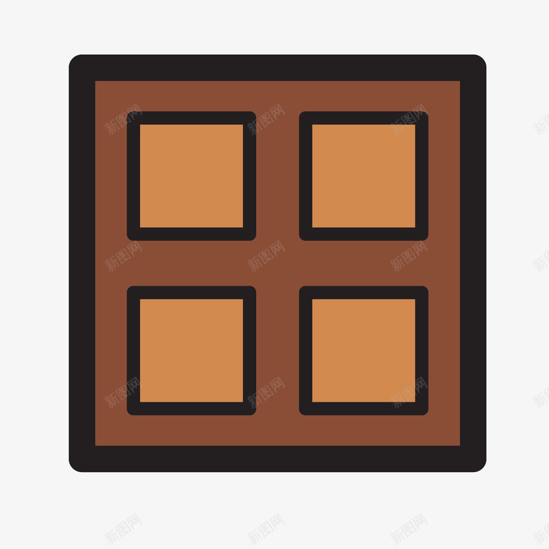 扁平化巧克力图标png_新图网 https://ixintu.com UI图标 巧克力 扁平化UI 手机图标 游戏UI 界面UI 网页UI