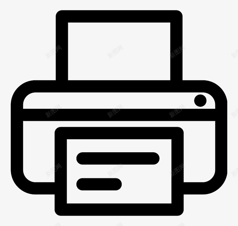 打印机webUIicons图标png_新图网 https://ixintu.com printer 打印机 热敏打印机