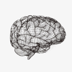 3D模型风格大脑素材