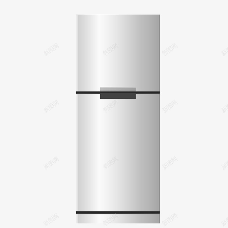 大家电电冰箱png免抠素材_新图网 https://ixintu.com 厨房用品 大家电 家用电器 灰色 电冰箱