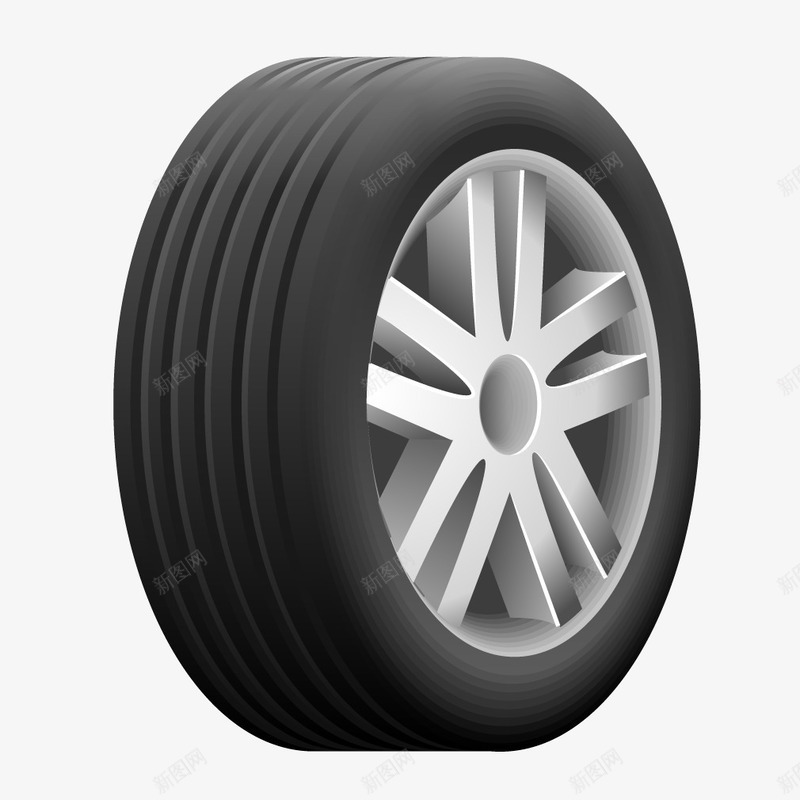黑色橡胶轮胎png免抠素材_新图网 https://ixintu.com 橡胶 轮胎 黑色