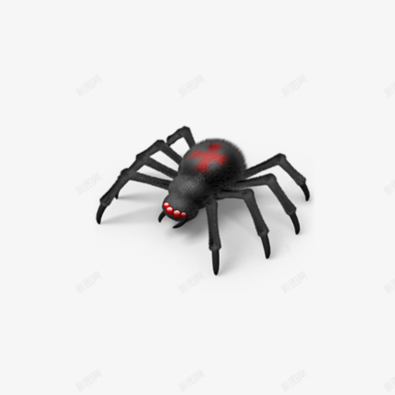 手绘蜘蛛png免抠素材_新图网 https://ixintu.com 3D打印蜘蛛 卡通 手绘 暗黑蜘蛛