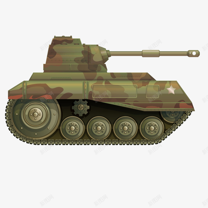 军用坦克png免抠素材_新图网 https://ixintu.com 3D 轮子 迷彩 陆地