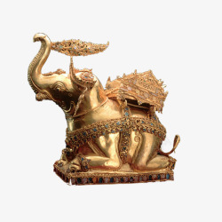 泰国金色大象素材