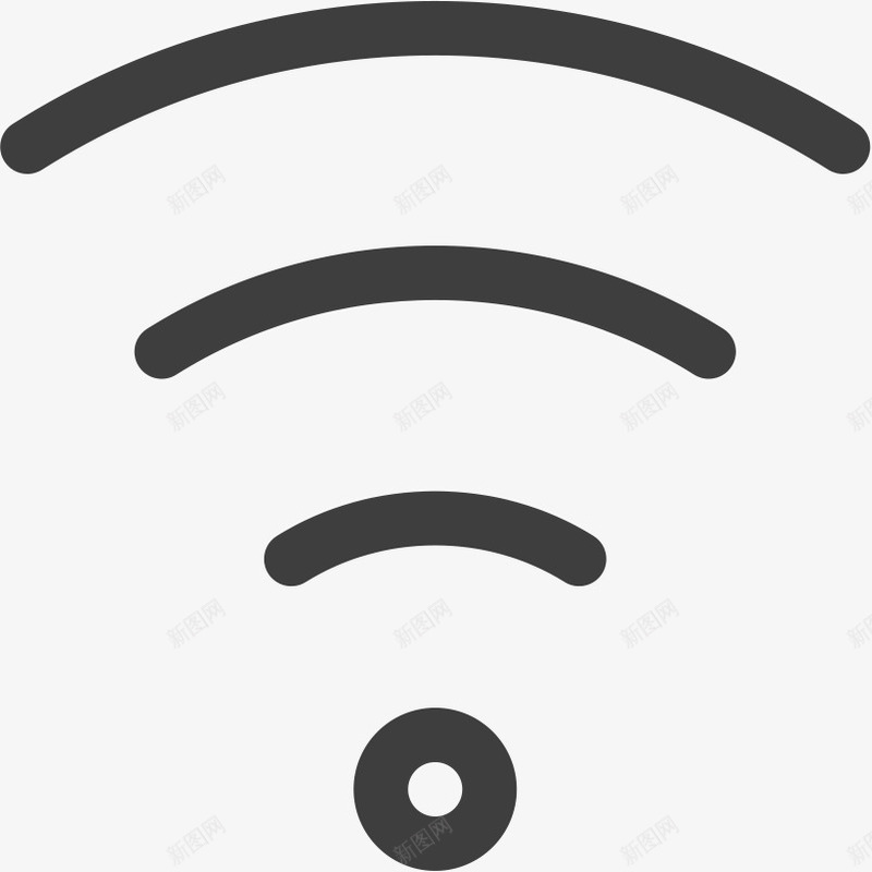 无线网络Lineicons图标png_新图网 https://ixintu.com WIFI 无线网络