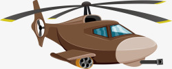灰色直升机卡通直升机矢量图高清图片