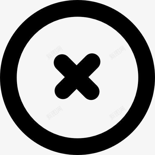 圈中心十字图标png_新图网 https://ixintu.com 交叉 圆形 圆形按钮 圈 工具和器具 按钮 柔软的图标 标志