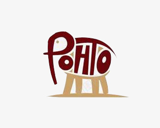 一个大象png免抠素材_新图网 https://ixintu.com 保护动物 手绘 艺术字
