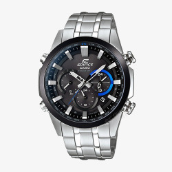钢带紫色手表卡西欧商务大气手表高清图片