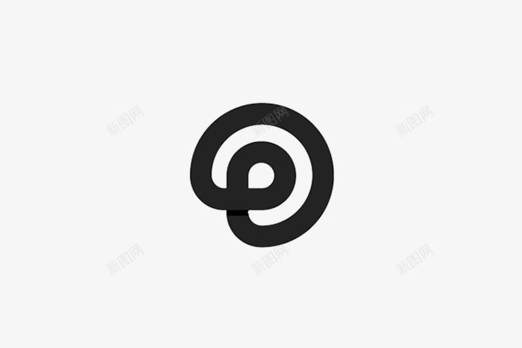 简洁大气logo图案图标png_新图网 https://ixintu.com logo设计 扁平化 标志 重叠