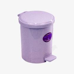 均一价吊牌紫色垃圾桶高清图片