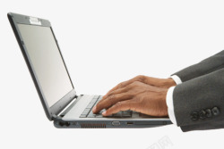 灰色键盘电脑打字高清图片