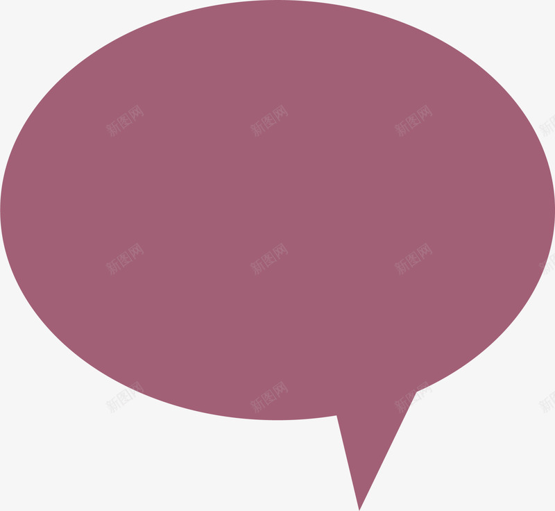 紫色卡通对话框png免抠素材_新图网 https://ixintu.com 图案 清新话语 简约符号 紫色对话框 装饰图案 语音