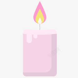 SPA小香包美容养生SPA小蜡烛矢量图图标高清图片