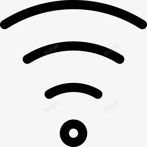 信号图标png_新图网 https://ixintu.com WiFi覆盖 信号 接口 无线上网 无线连接