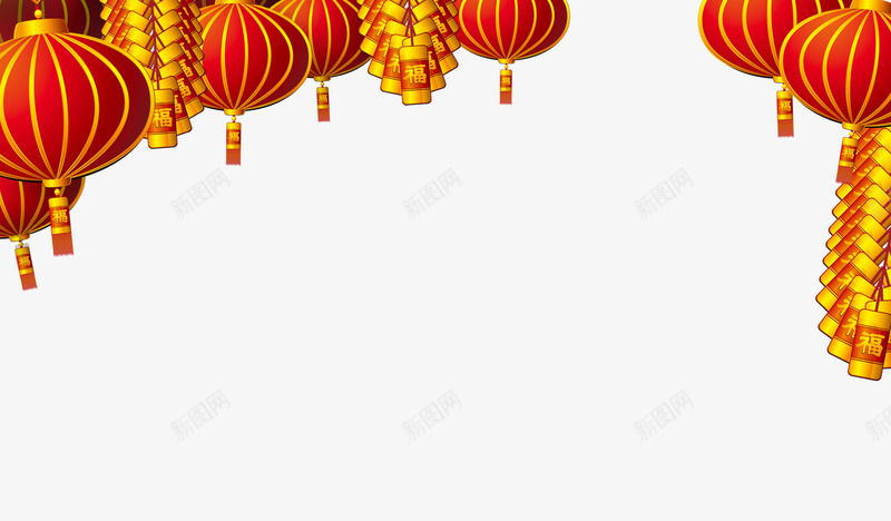 元宵节灯笼png免抠素材_新图网 https://ixintu.com 元宵 喜庆 灯笼