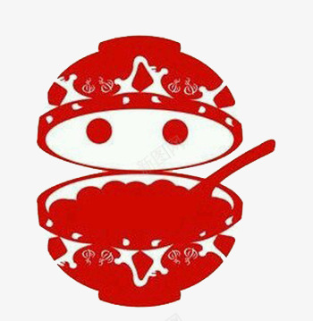 创意红色元宵节装饰元素png免抠素材_新图网 https://ixintu.com 元宵节 创意 汤圆 瓷碗 红色
