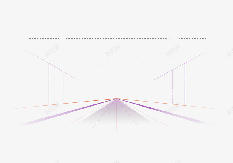 紫色线条舞台光束边框png免抠素材_新图网 https://ixintu.com 光束 免抠PNG 紫色 线条 舞台 边框