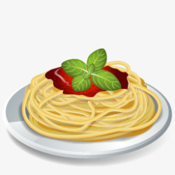 spaghetti菜意大利面意大利面3dfoodicons图标高清图片