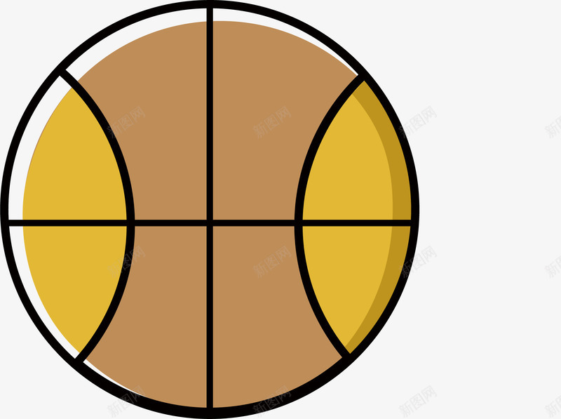 扁平化篮球图标png_新图网 https://ixintu.com UI图标 扁平化UI 扁平化篮球 手机图标 游戏UI 界面UI 网页UI