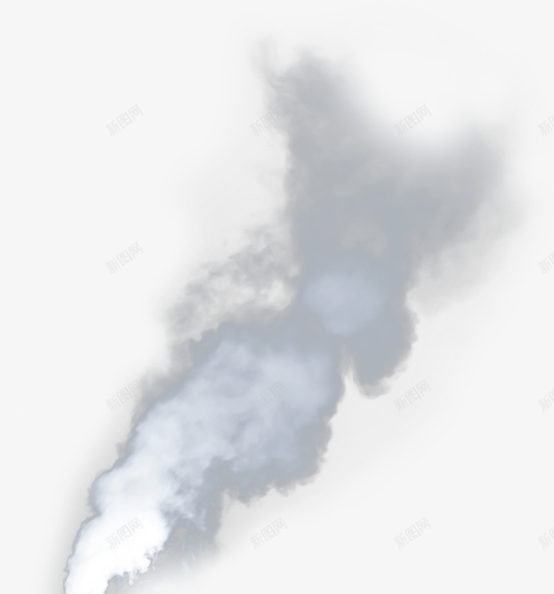 灰色浓重烟雾创意png免抠素材_新图网 https://ixintu.com 创意 浓重 灰色 烟雾