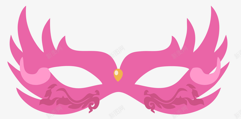 火焰样式的紫色面具png免抠素材_新图网 https://ixintu.com 假面舞会面具 假面面具 火焰面具 矢量面具 紫色面具 羽毛面罩 面具 面罩