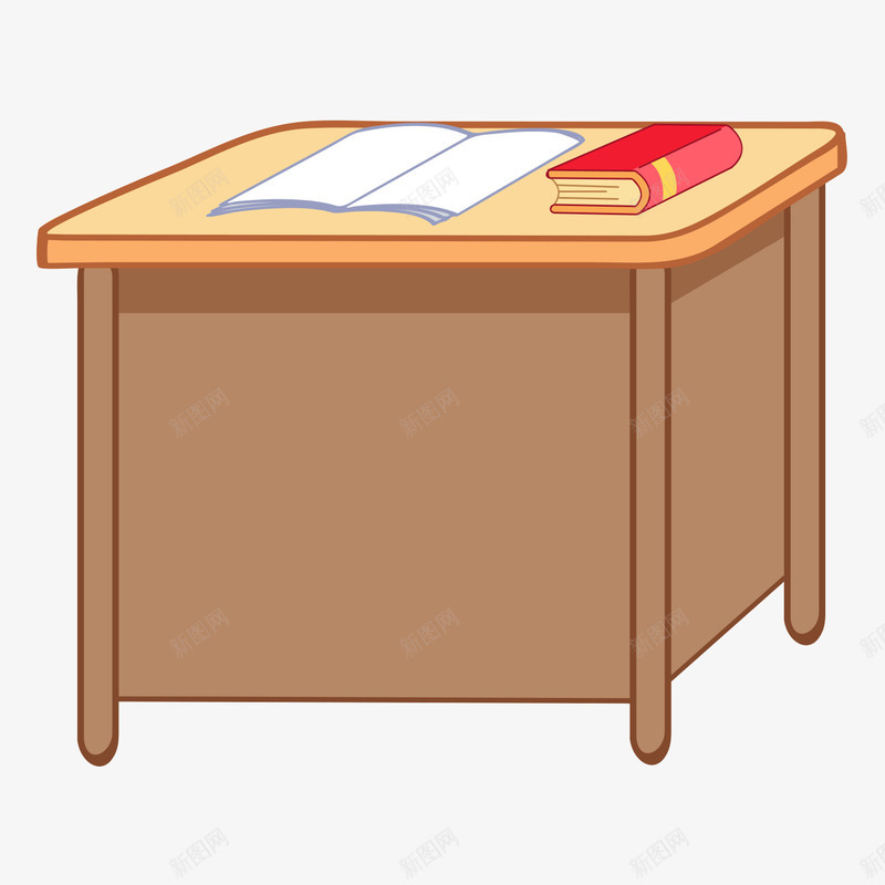 灰色课桌png免抠素材_新图网 https://ixintu.com 学习 灰色 素材 课桌