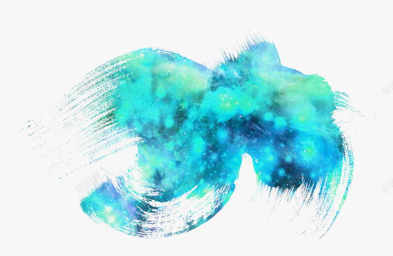 蓝色创意水墨png免抠素材_新图网 https://ixintu.com 不规则图形 书法墨汁 太空星系 太空星系星云 太阳系 彩色星云笔迹 星空星球 星际高清图片 渐变色星空 银河系