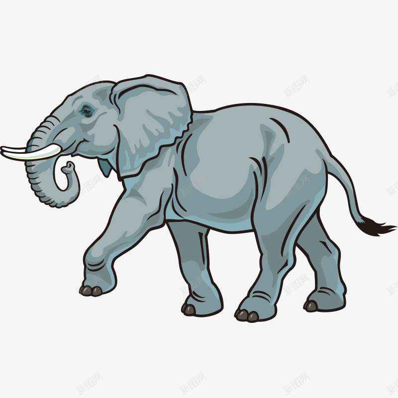 卡通动物png免抠素材_新图网 https://ixintu.com 动物 卡通 卡通动物 可爱 可爱卡通 大象 插画 萌 萌物 象