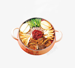 牛肉土豆片砂锅炖菜高清图片