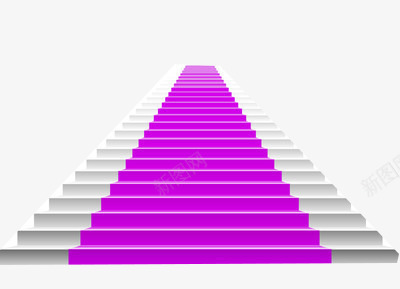 楼梯png免抠素材_新图网 https://ixintu.com 台阶 地毯 紫色